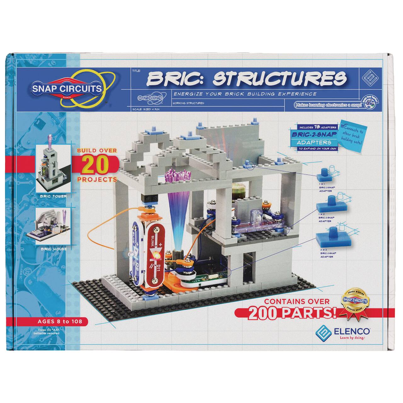 Elenco Snap Circuits Bric Structures Exploration Kit